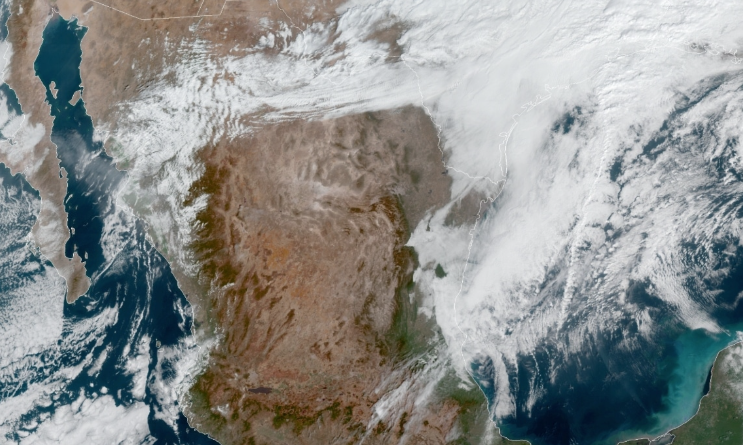 Masa de aire polar invadirá el Altiplano de México